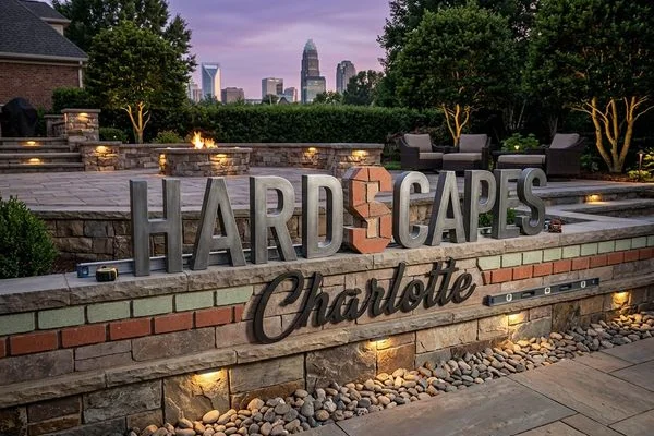 Hardscapes Charlotte service area map