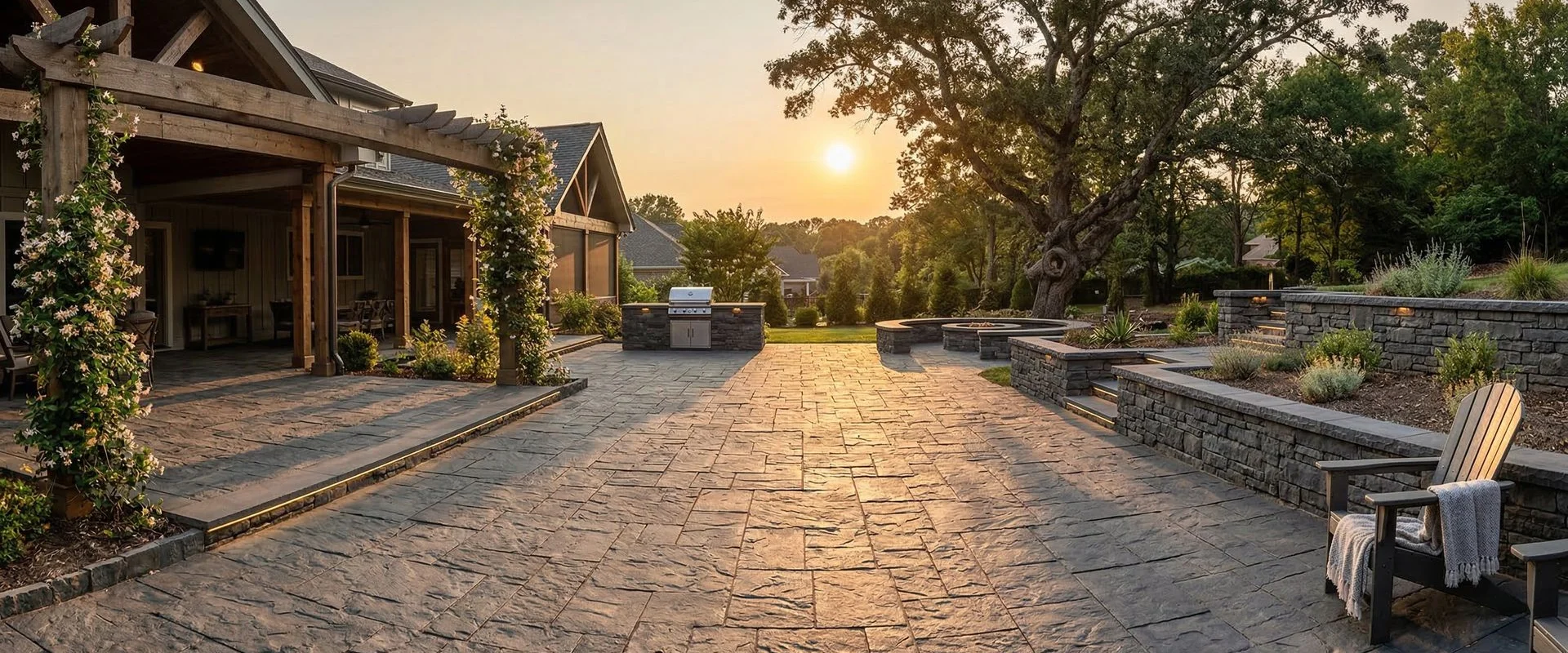 Hardscaping services in Matthews